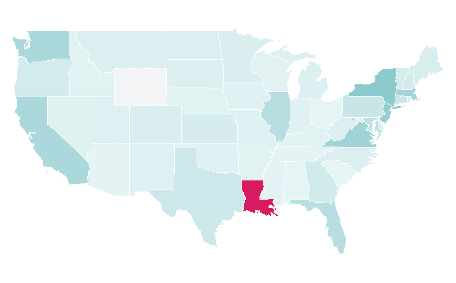 Affinity by region — Lahore, United States