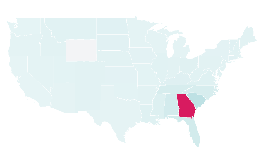 Affinity by region — Lake Oconee, United States