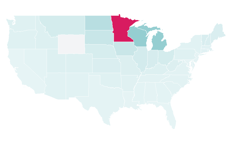 Affinity by region — Lake Superior, United States