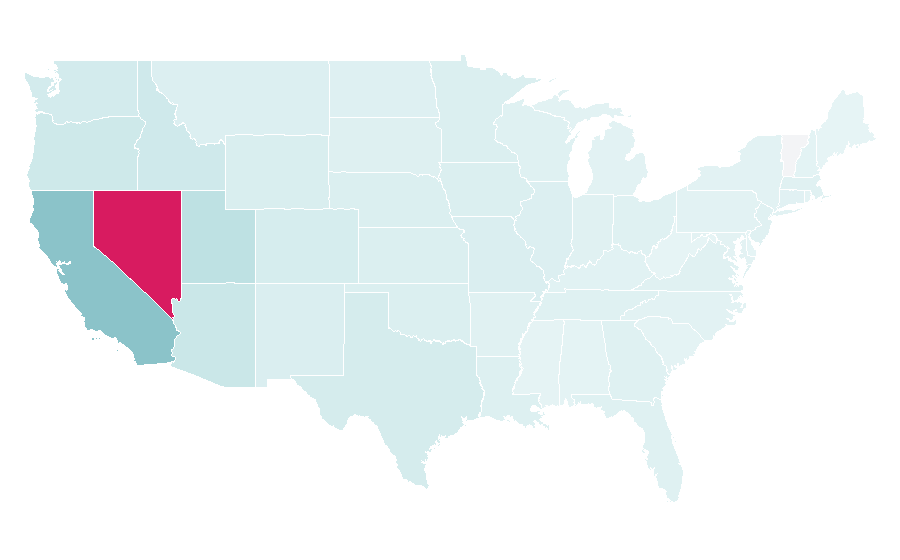 Affinity by region — Lake Tahoe, United States