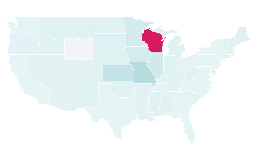 Affinity by region — Lake Winnebago, United States