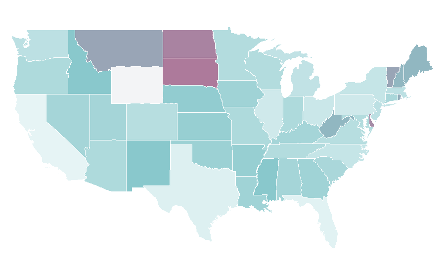 Affinity by region — Land of Israel, United States
