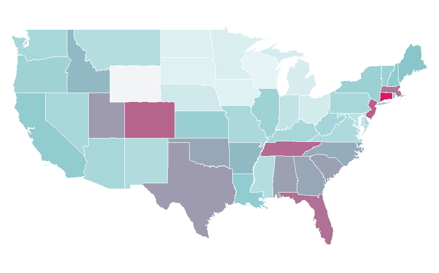 Affinity by region — Land Rover Discovery, United States