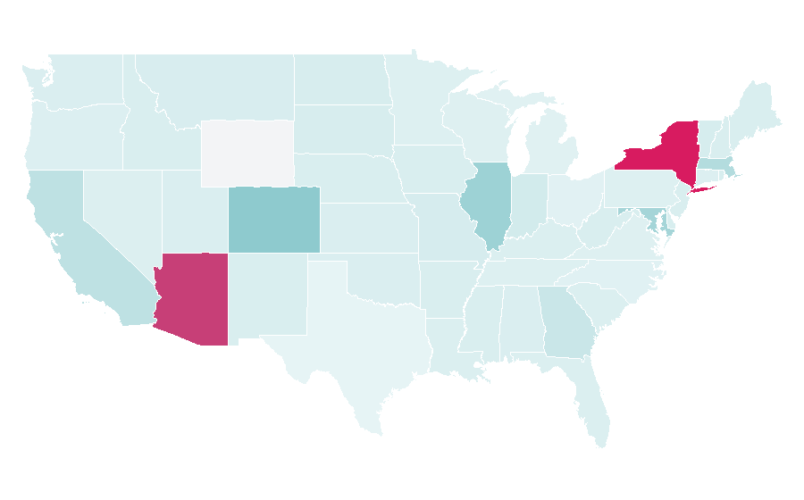 Affinity by region — Landmark Theatres, United States