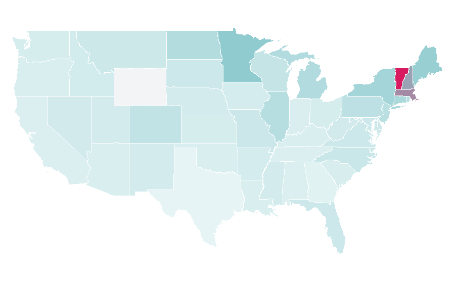 Affinity by region — Lane Hutson, United States