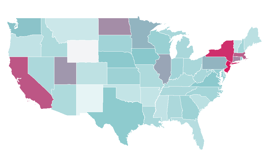 Affinity by region — Laneige, United States