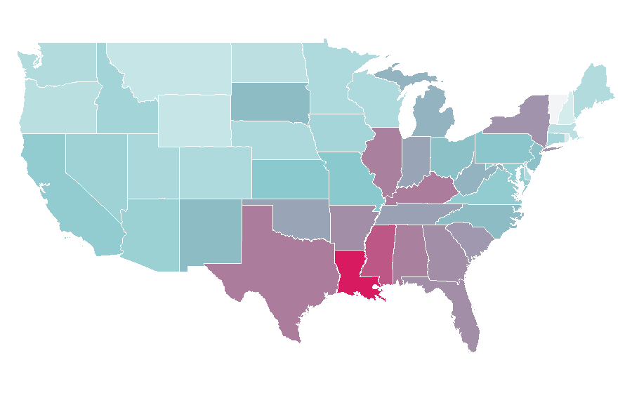 Affinität nach Region — Laptop, USA