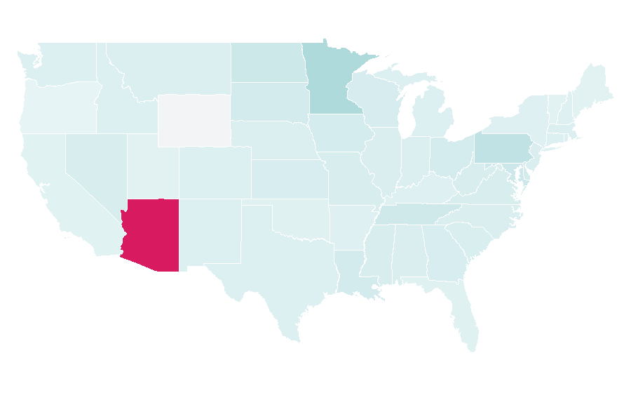 Affinity by region — Larry Fitzgerald, United States