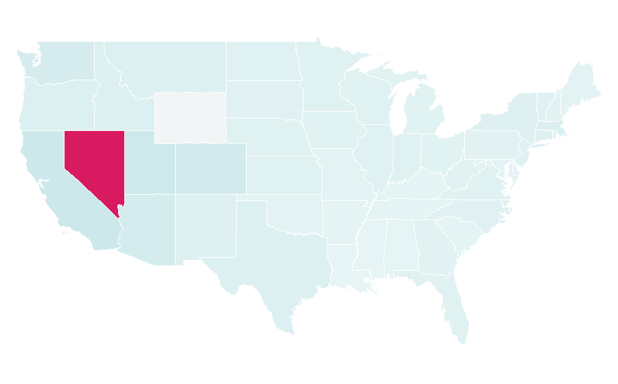 Affinity by region — Las Vegas Grand Prix, United States
