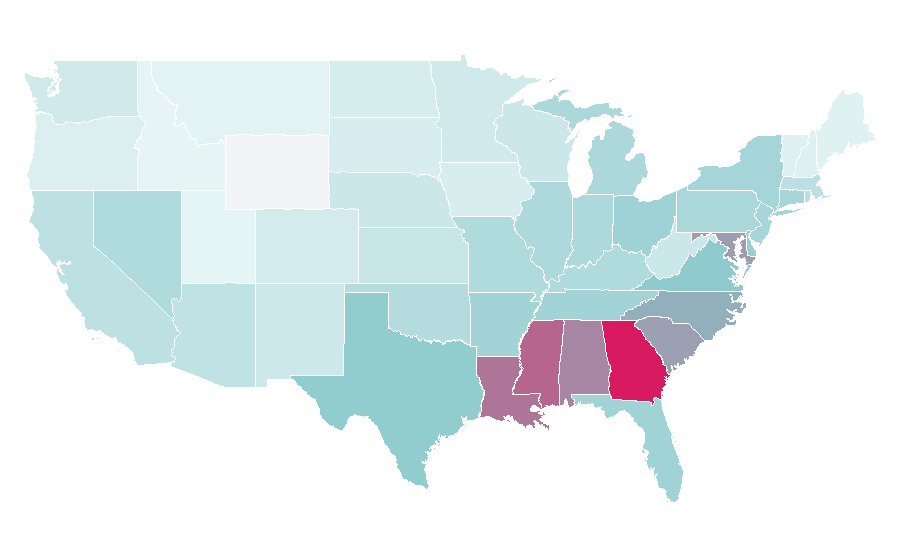 Affinity by region — Latto, United States