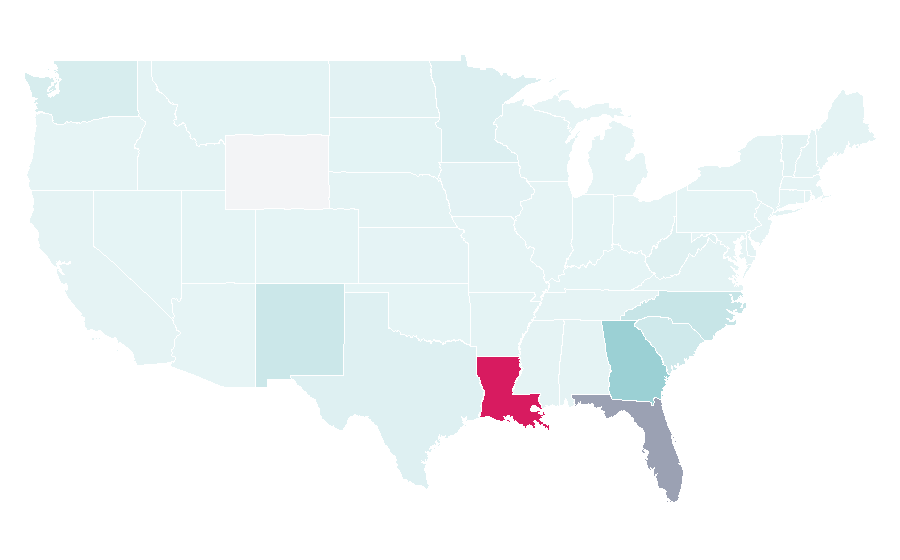 Affinity by region — Launchpad (website), United States
