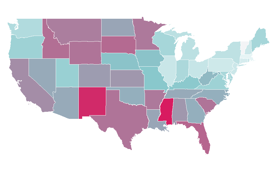 Affinität nach Region — Law enforcement, USA