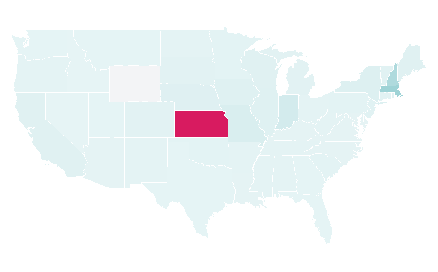 Affinity by region — Lawrence, United States