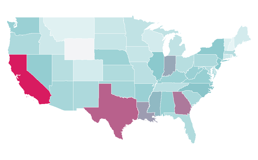 Affinity by region — Lay's, United States
