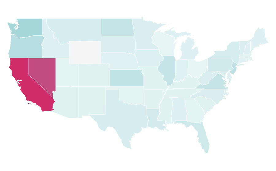 Affinity by region — LBC, United States