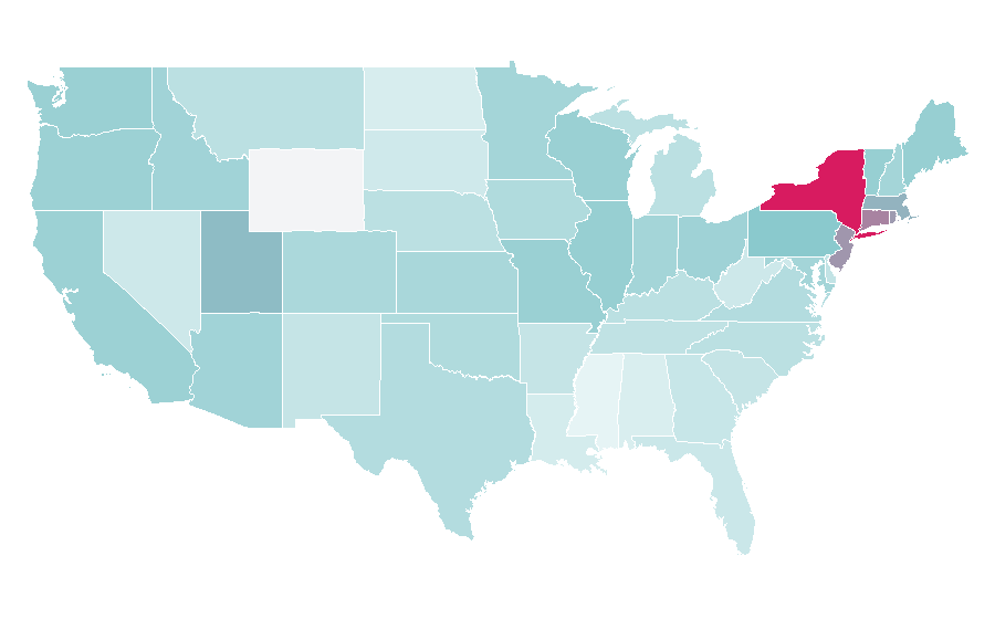 Affinity by region — Lea Michele, United States