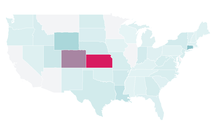Affinity by region — LEAP, United States