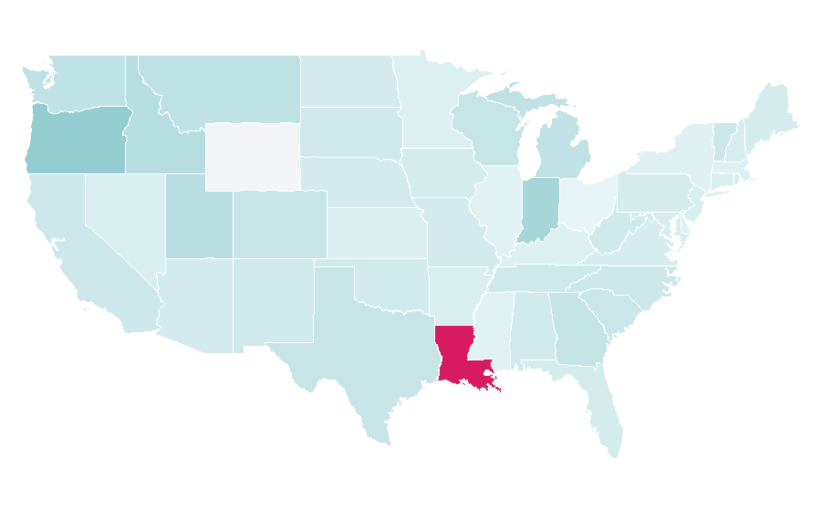 Affinity by region — Leer, United States