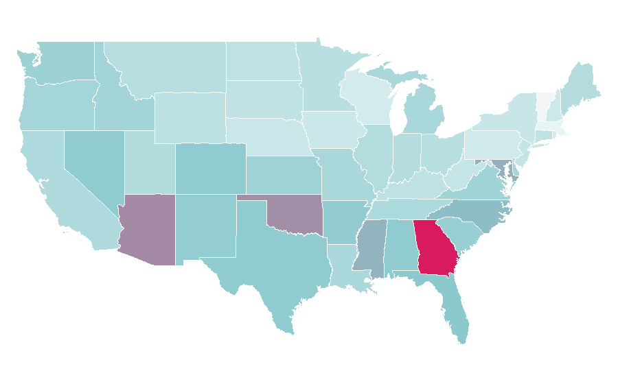 Affinity by region — LegalShield, United States