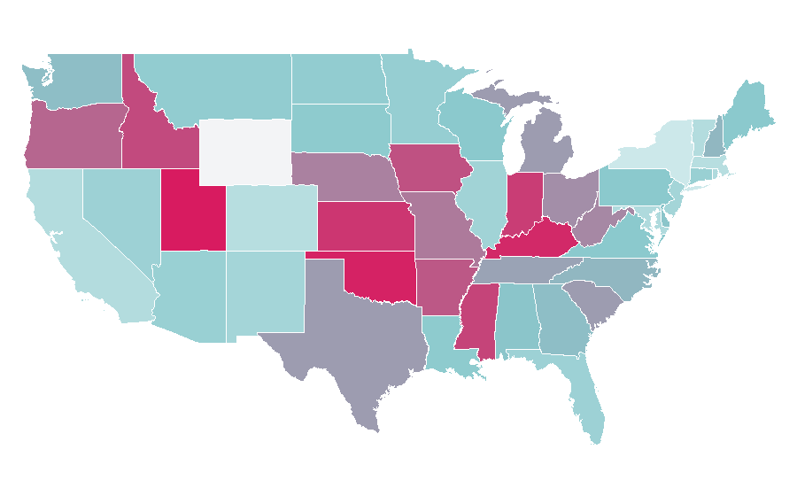 Affinity by region — Lego Marvel Super Heroes, United States