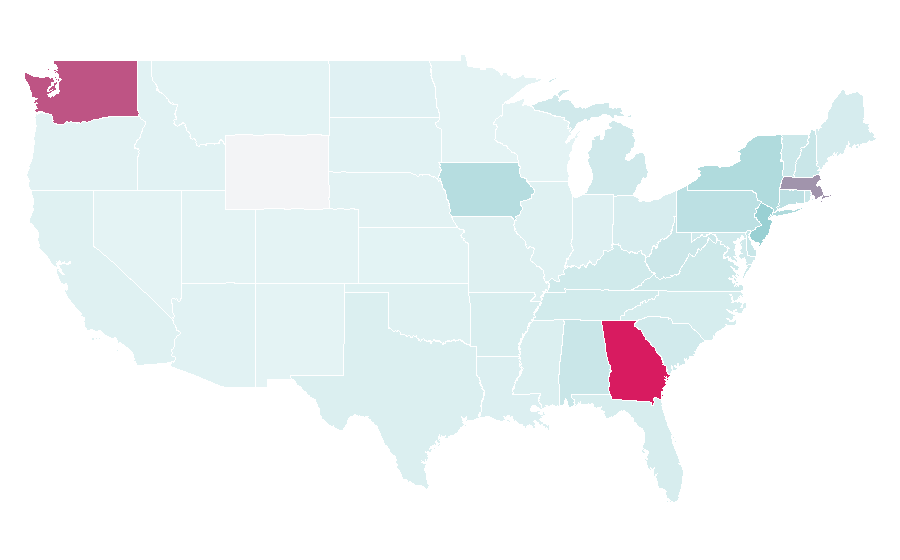 Affinity by region — Lenox (company), United States