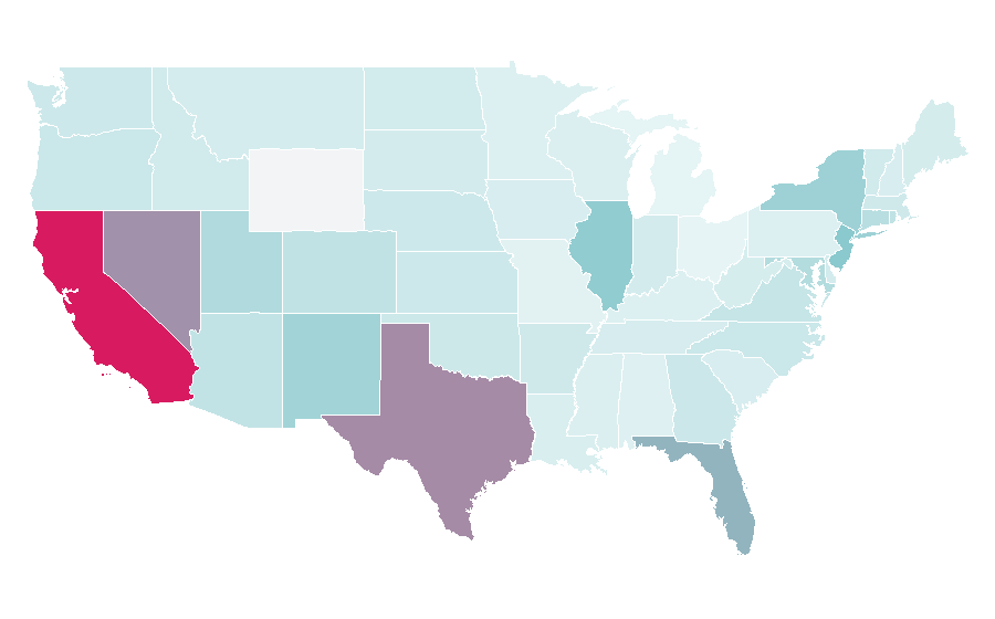Affinity by region — Leo Dan, United States