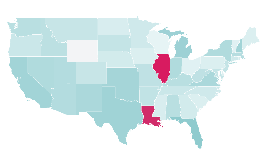 Affinity by region — Leonidas I, United States