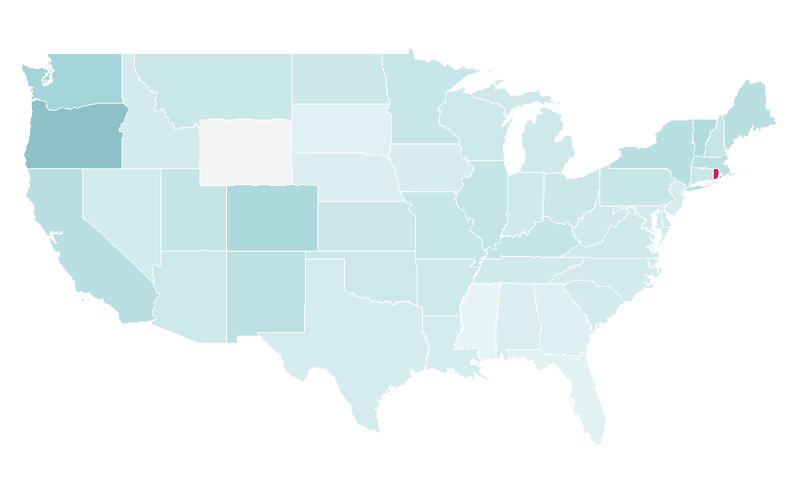 Affinity by region — Let the Right One In (film), United States