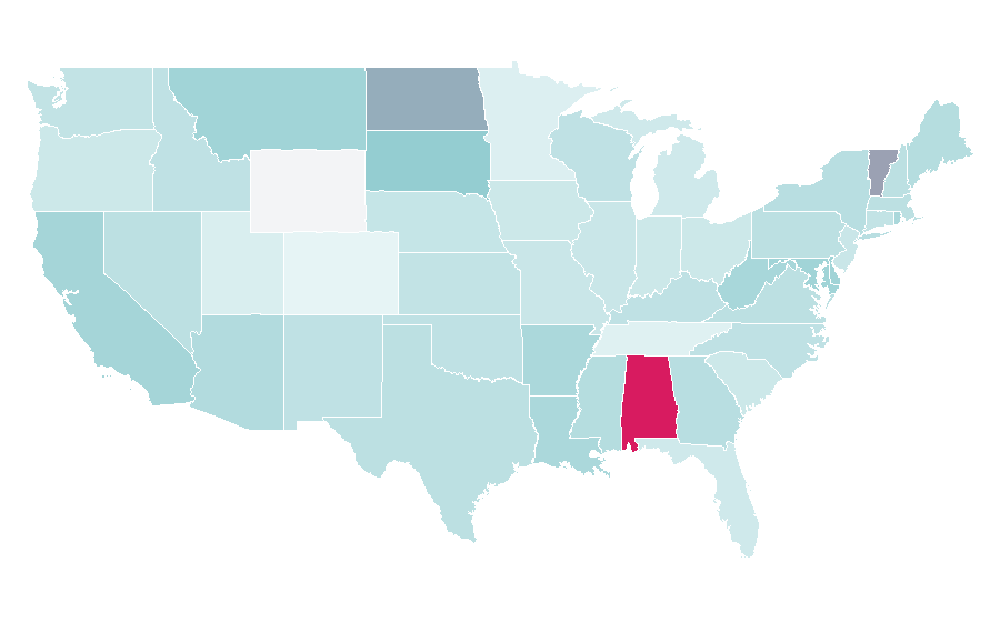 Affinité par région — LGBT community, États-Unis