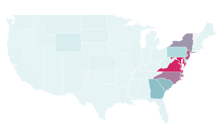 Affinity by region — Lidl, United States