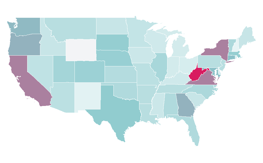 Affinity by region — Lien, United States