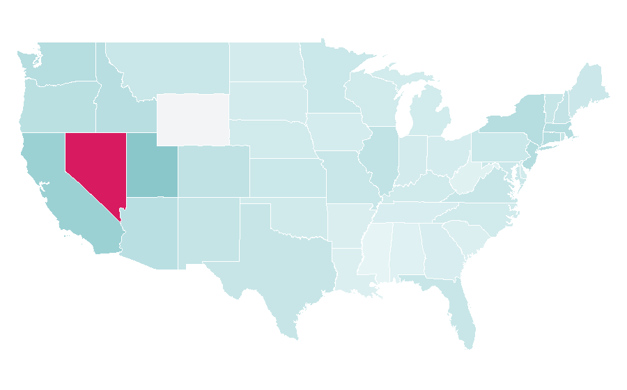 Affinity by region — Life Is Beautiful, United States