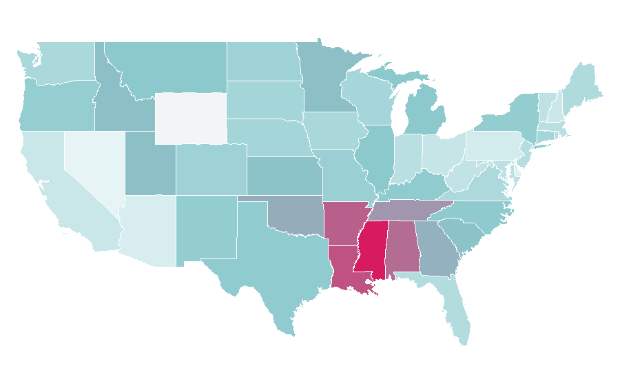Affinity by region — Light fixture, United States