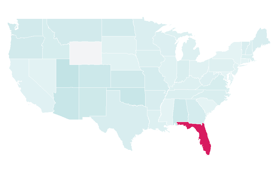 Affinity by region — Lightning (connector), United States