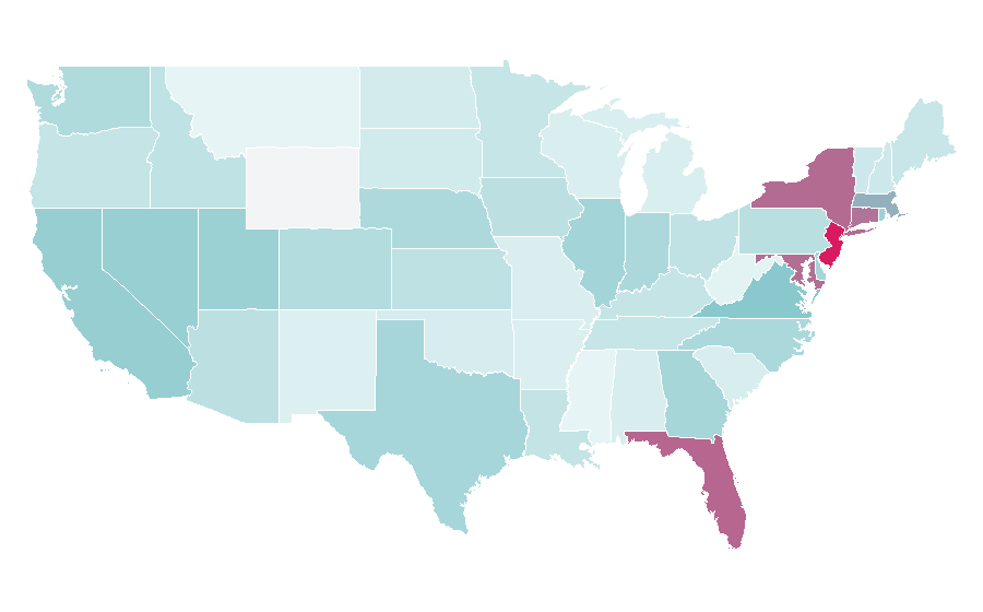 Affinity by region — Ligue 1, United States