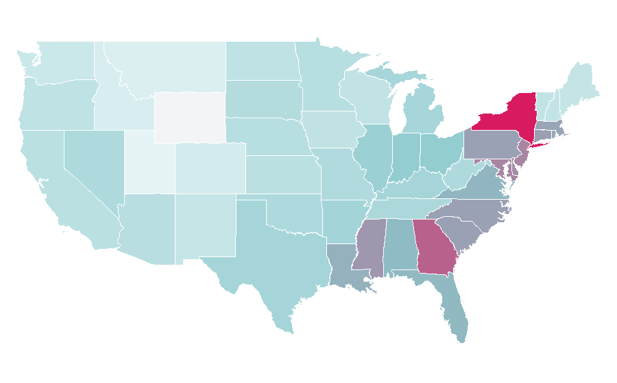 Affinity by region — Lil Tjay, United States