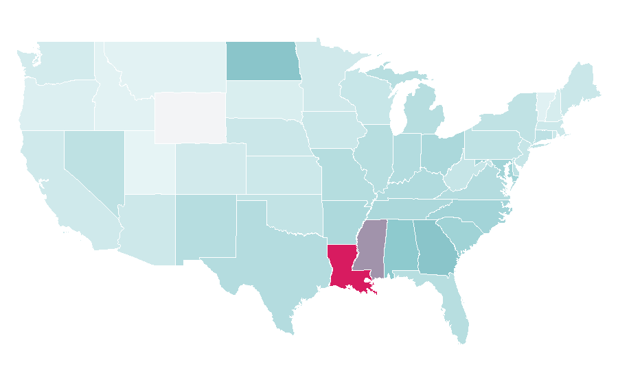 Affinity by region — Lil Wayne, United States
