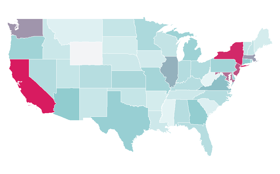 Affinity by region — Lilly Singh, United States