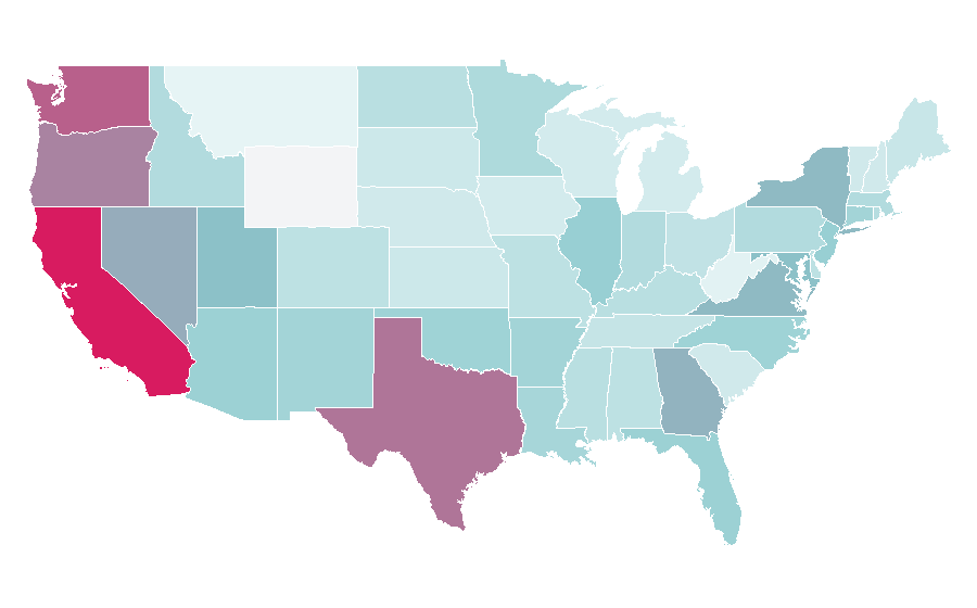 Affinity by region — Limbo (video game), United States