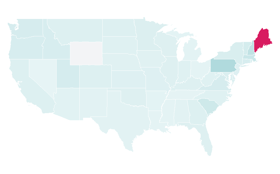 Affinity by region — Limerick, United States