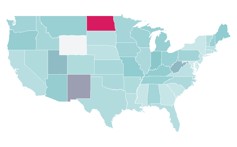 Affinity by region — Limp Bizkit, United States