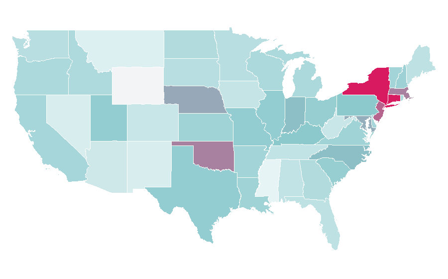 Affinity by region — Lin-Manuel Miranda, United States