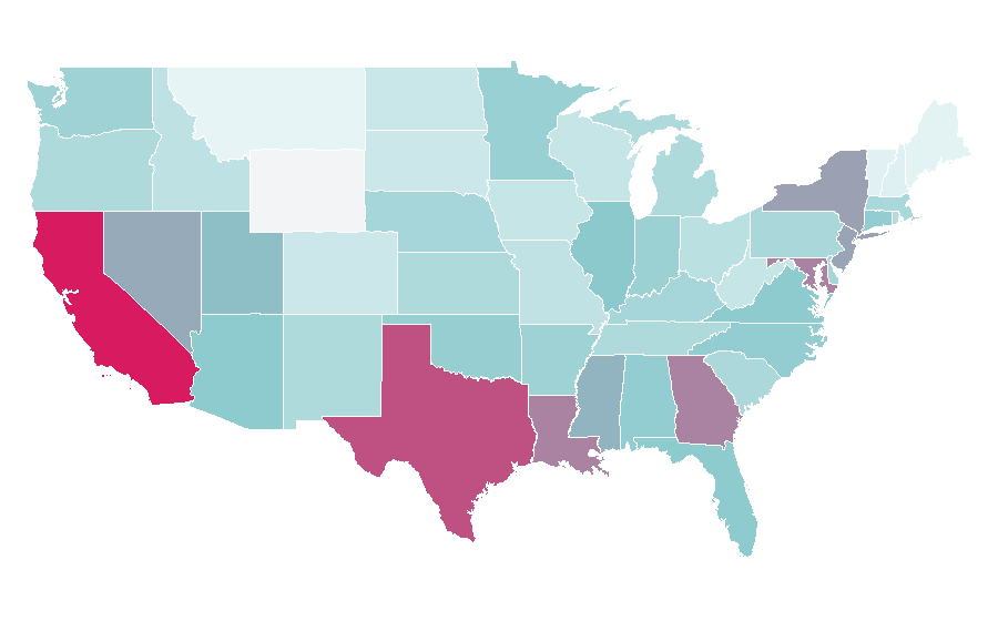 Affinity by region — Lip liner, United States