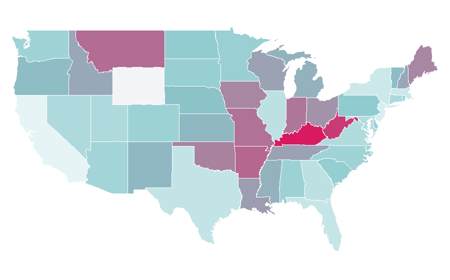 Affinity by region — Lip Sync Battle, United States