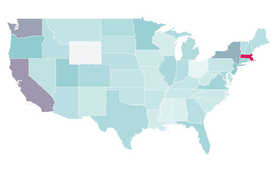 Affinity by region — Liquorice, United States