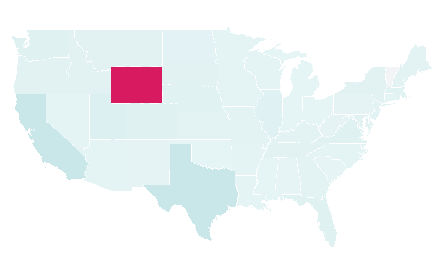 Affinity by region — Lira (singer), United States