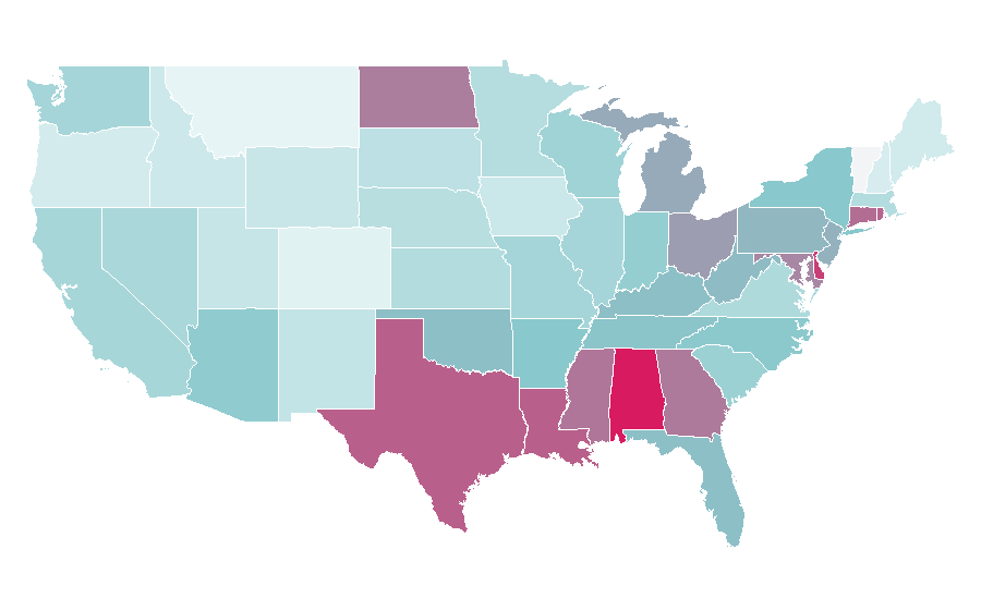 Affinity by region — Little Einsteins, United States
