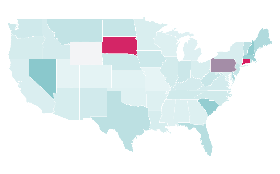 Affinity by region — Little League World Series, United States
