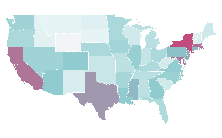 Affinity by region — Little Mix, United States