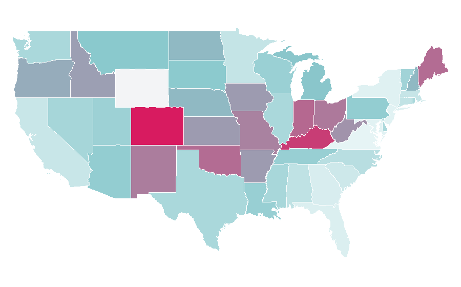 Affinity by region — little monsters, United States